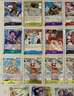 One Piece HUGE FOIL RARE R ⭐ STAR SR LOT X21 RORONOA ZORO SABO WYPER NICO ROBIN - Image 2