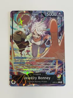One Piece TCG EB04-001 Jewelry Bonney Alt Art Leader English OP15 - Image 3