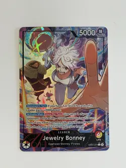 One Piece TCG EB04-001 Jewelry Bonney Alt Art Leader English OP15 - Image 5