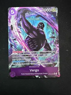 Vergo OP14-061 – Alternate Art – The Azure Seas Seven – One Piece TCG – English - Image 1