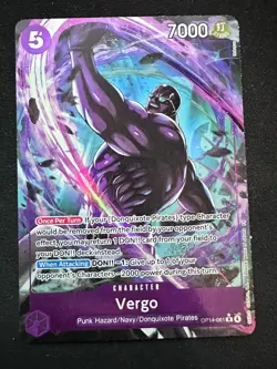 Vergo OP14-061 – Alternate Art – The Azure Seas Seven – One Piece TCG – English - Image 3