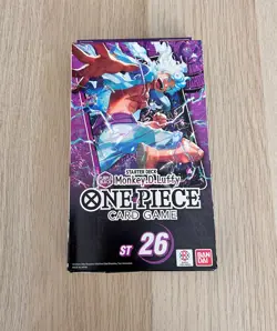 One Piece TCG - Luffy Starter Deck ST26 ENGLISH Sealed - wear on box - Image 1