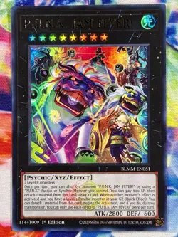 Battles of Legend: Monster Mayhem Yugioh #BLMM-EN051 P.U.N.K. JAM FEVER - Image 1