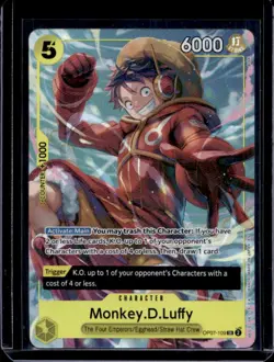 2024 One Piece 500 Years in the Future Monkey.D.Luffy Alternate Art #OP07-109 - Image 1