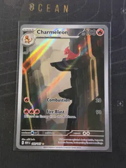 Pokemon TCG Charmeleon Holo Card Scarlet Violet-151 Illustration Rare 169/165 - Image 1