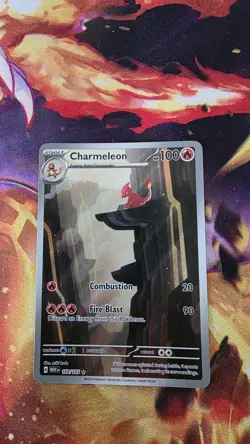 Pokemon TCG Charmeleon Holo Card Scarlet Violet-151 Illustration Rare 169/165 - Image 1