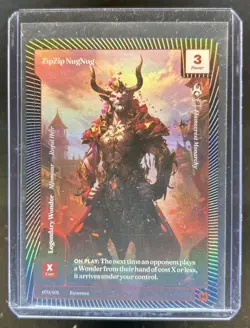 2024 Wonders of the First ZipZip NugNug Mythic Holofoil #070 - Image 1