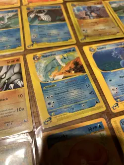 Skyridge Aquapolis Expedition Pokemon Card Lot Of 33 vintage Cards MP-HP Most HP - Image 3