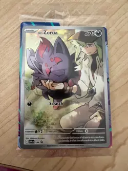 N's Zorua 189 Sv: Scarlet & Violet Promo Cards Holo (with card dividers) - Image 1
