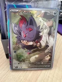 N's Zorua 189 Sv: Scarlet & Violet Promo Cards Holo (with card dividers) - Image 3