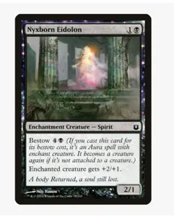 Nyxborn Eidolon #78 Born of the Gods (BNG) Magic Card in Protective Sleeve - Image 1