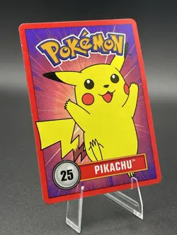 Rare Vintage 1999 Pokemon Rolls Pikachu #25 Promo Card - Image 2