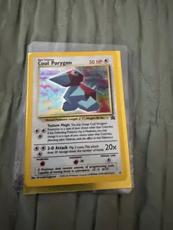 Porygon Black Star Promo Holo Card 15/53 WOTC Cool Porygon - Image 1