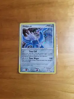 Dialga DP49 Diamond & Pearl Pokemon Promo Holo Full Spiral Rare Pokemon Card NM - Image 1
