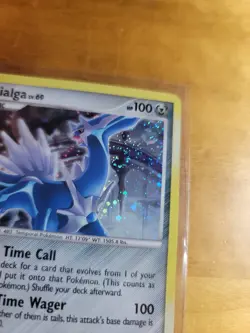 Dialga DP49 Diamond & Pearl Pokemon Promo Holo Full Spiral Rare Pokemon Card NM - Image 4