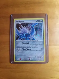 Dialga DP49 Diamond & Pearl Pokemon Promo Holo Full Spiral Rare Pokemon Card NM - Image 5