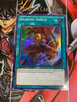 Bashing Shield SBTK-EN037 Speed Duel: Trials of the Kingdom 1st Edition LP/NM - Image 1