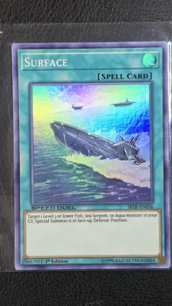Surface 1st Ed SBTK-EN036 M SD Yu-Gi-Oh Trials Of The Kingdom Series - Image 1
