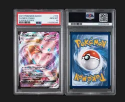 Pokemon TCG Mew VMAX 114/264 Swsh08: Fusion Strike Holo Ultra Rare PSA 10 - Image 2
