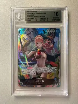 2023 One Piece Japanese OP04-039 Rebecca Leader Alt Art BGS 10!!! - Image 1