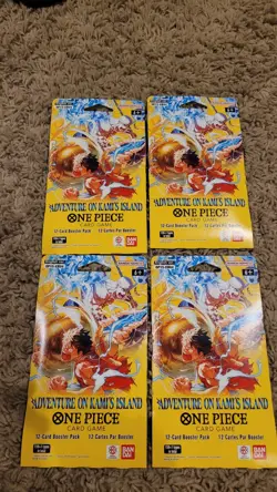 NEW! One Piece TCG 4x OP15-EB04 Sleeved Booster Packs. 🔥🔥 - Image 1