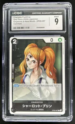 2024 One Piece Charlotte Pudding Common Japanese #OP09-087 CGC 9 - Image 1
