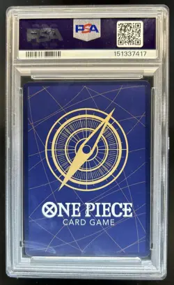 2026 One Piece Dracule Mihawk Secret Rare Manga Alt Art #OP14-119 PSA 10 - Image 2