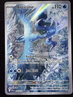 Pokemon TCG Articuno IR 161/159 Journey Together Near Mint Condition - Image 1