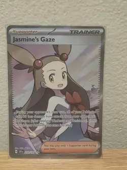 Jasmine's Gaze 233/191 Pokemon TCG Surging Sparks Full Art Trainer Ultra Rare - Image 1