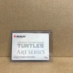 Leonardo's Technique Art Card Art Series: Teenage Mutant Ninja Turtles Regular - Image 2