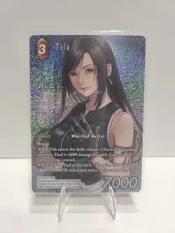 Square Enix Final Fantasy TCG Tifa 28-013L Forward Brave Holo Card - Image 1