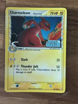 Charmeleon 30/100 EX Crystal Guardians Pokemon Card Reverse Holo Foil Rare MP - Image 1