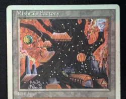 MTG Mishra's Factory- DAMAGED -4th Edition Magic the Gathering Card #361 - Image 3