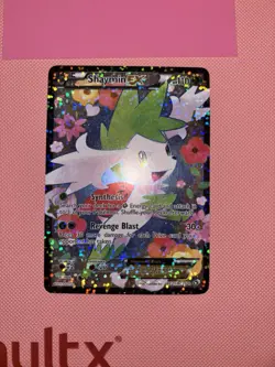 Pokemon TCG Shaymin-EX Full Art Ultra Rare Card RC21/RC25 Legendary Treasures LP - Image 2