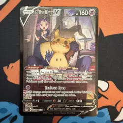 Pokemon TCG Mimikyu v Holo Ultra Rare Card TG16/TG30 Brilliant Stars - Image 1