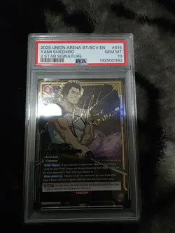 PSA10 UE08BT/BCV-1-015 Yami Sukehiro Black Clover Union Arena Card - Image 1