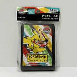 Pokemon WCS 2023 Yokohama Pikachu Ramen 64 Card Sleeves - Image 1