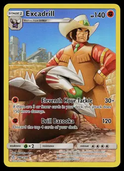 Pokemon Card - Excadrill Cosmic Eclipse 246/236 Secret Rare Holo - Image 1