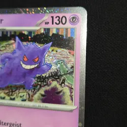 HAND WHOLE SWIRL 🌀💫 Gengar 094/165 151 Club Cosmos Holo Promo Pokemon Card - Image 2