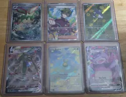 Pokemon Full Art Lot 6 Cards Near Mint - Image 1