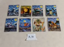 8 Pokemon x Van Gogh Black Star Promo ACG Art Card - read description - Image 1