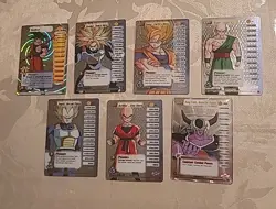 DBZ Dragon Ball Z FOIL Hi-Tech CCG Lot of 7 Cards - Image 1