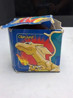 1999 Pokemon CHARIZARD 23k Gold Plated Trading Card Burger King blue Box SEALED - Image 1