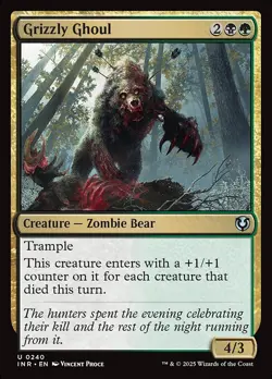 NM Foil Grizzly Ghoul, MTG, Innistrad Remastered, Magic the Gathering, 240 - Image 1