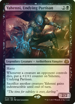 MTG Yahenni, Undying Partisan Foil ** Aether Revolt ** English (NM) - Image 1