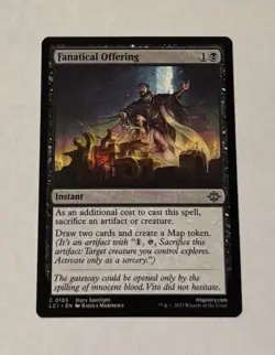 MTG Fanatical Offering - The Lost Caverns of Ixalan NM - Image 1