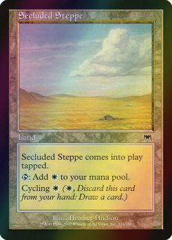MTG Secluded Steppe Foil ** Onslaught ** English (NM) - Image 1