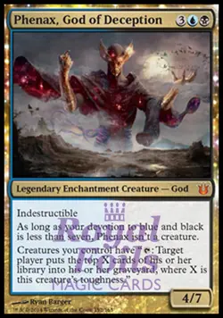 Phenax, God of Deception 1x FOIL BNG MTG Born of the Gods Mythic MINT blue black - Image 1