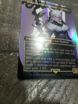 Y'shtola, Night's Blessed Borderless Traditional Foil Final Fantasy MTG M 0207 - Image 5
