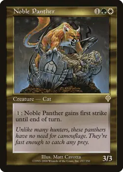 MTG Noble Panther ** Invasion ** English (NM) - Image 1